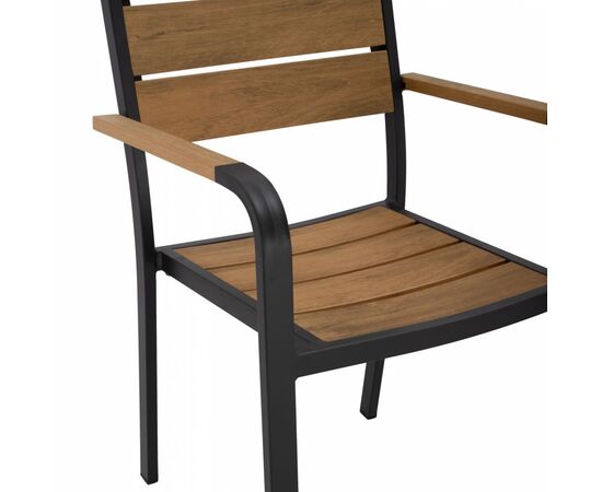 ΠΟΛΥΘΡΟΝΑ ΑΛΟΥΜΙΝΙΟΥ SAGA ΑΝΘΡΑΚΙ ΜΕ POLYWOOD HM5127.02 55x56x85Υεκ. - ΚΑΡΕΚΛΕΣ - ΠΟΛΥΘΡΟΝΕΣ στο Milonadakis.gr