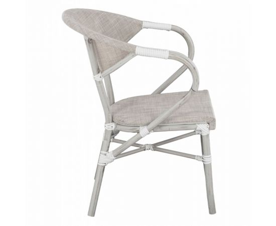 ΠΟΛΥΘΡΟΝΑ ΑΛΟΥΜΙΝΙΟΥ CLAY BAMBOO LOOK ΓΚΡΙ ΠΑΤΙΝΑ ΜΕ TEXTLINE HM5108 57x57x83cm - ΚΑΡΕΚΛΕΣ - ΠΟΛΥΘΡΟΝΕΣ στο Milonadakis.gr