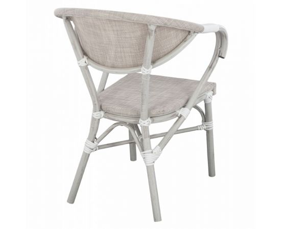 ΠΟΛΥΘΡΟΝΑ ΑΛΟΥΜΙΝΙΟΥ CLAY BAMBOO LOOK ΓΚΡΙ ΠΑΤΙΝΑ ΜΕ TEXTLINE HM5108 57x57x83cm - ΚΑΡΕΚΛΕΣ - ΠΟΛΥΘΡΟΝΕΣ στο Milonadakis.gr