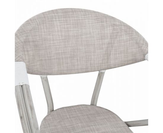ΠΟΛΥΘΡΟΝΑ ΑΛΟΥΜΙΝΙΟΥ CLAY BAMBOO LOOK ΓΚΡΙ ΠΑΤΙΝΑ ΜΕ TEXTLINE HM5108 57x57x83cm - ΚΑΡΕΚΛΕΣ - ΠΟΛΥΘΡΟΝΕΣ στο Milonadakis.gr