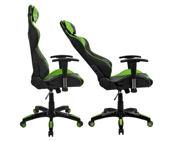 ΠΟΛΥΘΡΟΝΑ GAMING RACING HM1056.03 ΜΑΥΡΟ - ΠΡΑΣΙΝΟ PU 67x70x134 εκ. - ΚΑΡΕΚΛΕΣ ΓΡΑΦΕΙΟΥ στο Milonadakis.gr
