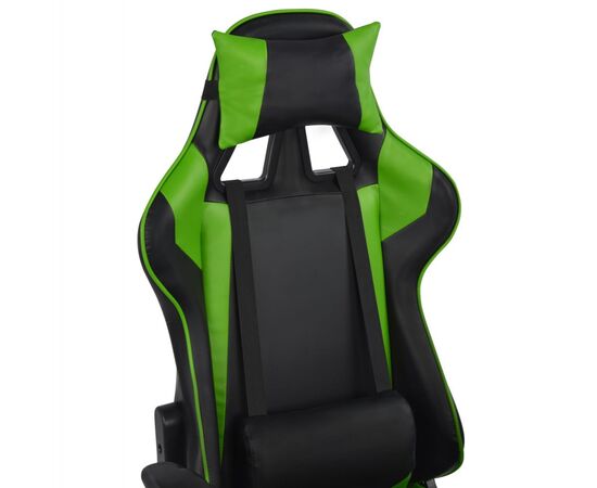 ΠΟΛΥΘΡΟΝΑ GAMING RACING HM1056.03 ΜΑΥΡΟ - ΠΡΑΣΙΝΟ PU 67x70x134 εκ. - ΚΑΡΕΚΛΕΣ ΓΡΑΦΕΙΟΥ στο Milonadakis.gr