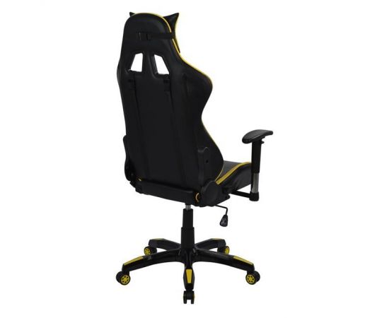 ΠΟΛΥΘΡΟΝΑ GAMING ZAYN HM1056.11 ΜΑΥΡΟ-ΚΙΤΡΙΝΟ PU 67x70x134 εκ. - ΚΑΡΕΚΛΕΣ ΓΡΑΦΕΙΟΥ στο Milonadakis.gr