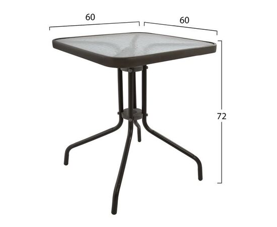 ΣΕΤ ΤΡΑΠΕΖΑΡΙΑ 3ΤΜΧ ΚΑΡΕΚΛΕΣ ΚΑΙ ΤΡΑΠΕΖΙ 60x60 HM5183.02 - ΣΕΤ ΤΡΑΠΕΖΑΡΙΕΣ στο Milonadakis.gr
