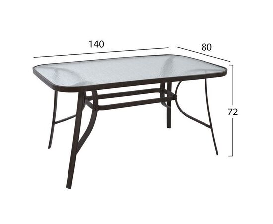 ΣΕΤ ΤΡΑΠΕΖΑΡΙΑ 5ΤΜΧ 140X80 & 4 ΠΟΛΥΘΡΟΝΕΣ BAMBOO LOOK ΚΑΦΕ - ΣΕΤ ΤΡΑΠΕΖΑΡΙΕΣ στο Milonadakis.gr