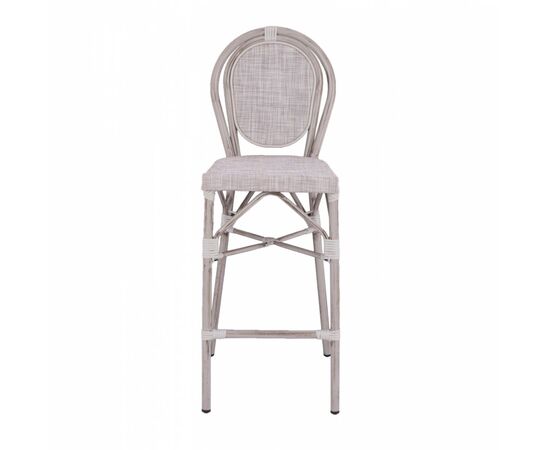 ΣΚΑΜΠΩ ΑΛΟΥΜΙΝΙΟΥ BAMBOO LOOK ΠΑΤΙΝΑ ΛΕΥΚΟ ΜΕ TEXTLINE HM5110 41x52x116 εκ. - ΣΚΑΜΠΩ στο Milonadakis.gr
