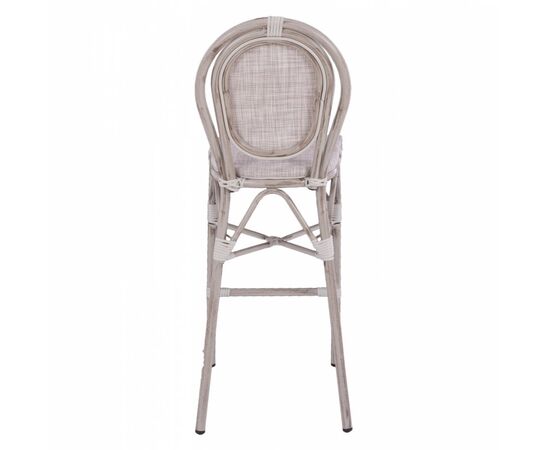 ΣΚΑΜΠΩ ΑΛΟΥΜΙΝΙΟΥ BAMBOO LOOK ΠΑΤΙΝΑ ΛΕΥΚΟ ΜΕ TEXTLINE HM5110 41x52x116 εκ. - ΣΚΑΜΠΩ στο Milonadakis.gr
