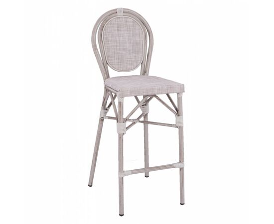 ΣΚΑΜΠΩ ΑΛΟΥΜΙΝΙΟΥ BAMBOO LOOK ΠΑΤΙΝΑ ΛΕΥΚΟ ΜΕ TEXTLINE HM5110 41x52x116 εκ. - ΣΚΑΜΠΩ στο Milonadakis.gr