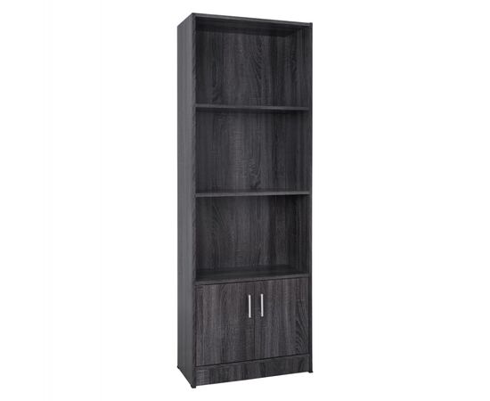 ΒΙΒΛΙΟΘΗΚΗ ΜΕΛΑΜΙΝΗΣ HAYDEN HM2269.01 ΣΕ ΑΝΘΡΑΚΙ ΧΡΩΜΑ 60x30x174 εκ. - ΒΙΒΛΙΟΘΗΚΕΣ στο Milonadakis.gr
