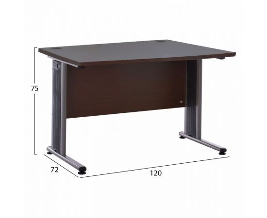 ΓΡΑΦΕΙΟ ΕΠΑΓΓΕΛΜΑΤΙΚΟ VALDEN HM2044.02 WENGE 120X72X75 εκ. - ΓΡΑΦΕΙΑ στο Milonadakis.gr
