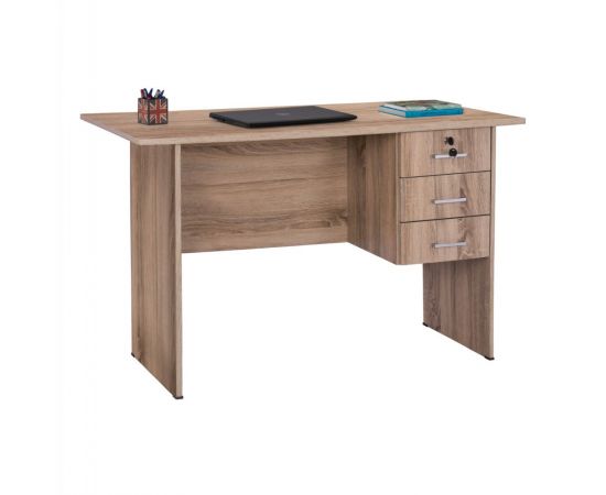 ΓΡΑΦΕΙΟ ΜΕΛΑΜΙΝΗΣ HAYDEN 120x60x75Υεκ. ΜΕ 3 ΣΥΡΤΑΡΙΑ ΣΕ ΧΡΩΜΑ SONAMA HM2268.02 - ΓΡΑΦΕΙΑ στο Milonadakis.gr