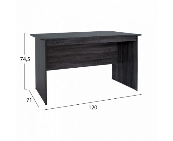 ΓΡΑΦΕΙΟ ΜΕΛΑΜΙΝΗΣ HAYDEN 120x71x74,5 HM2285.01 ΣΕ ΑΝΘΡΑΚΙ ΧΡΩΜΑ - ΓΡΑΦΕΙΑ στο Milonadakis.gr