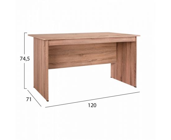 ΓΡΑΦΕΙΟ ΜΕΛΑΜΙΝΗΣ HAYDEN 120x71x74,5 HM2285.02 ΣΕ ΧΡΩΜΑ SONAMA - ΓΡΑΦΕΙΑ στο Milonadakis.gr