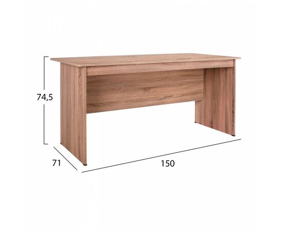 ΓΡΑΦΕΙΟ ΜΕΛΑΜΙΝΗΣ HAYDEN 150x71x74,5 HM2284.02 ΣΕ ΧΡΩΜΑ SONAMA - ΓΡΑΦΕΙΑ στο Milonadakis.gr