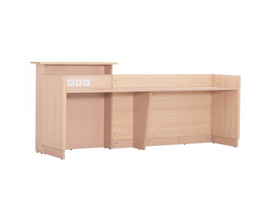 ΓΡΑΦΕΙΟ ΥΠΟΔΟΧΗΣ DALTON HM2068.02 ΜΕΛΑΜΙΝΗ ΣΕ SONAMA-ΜΠΕΖ 240x80x106Υεκ. - ΓΡΑΦΕΙΑ στο Milonadakis.gr