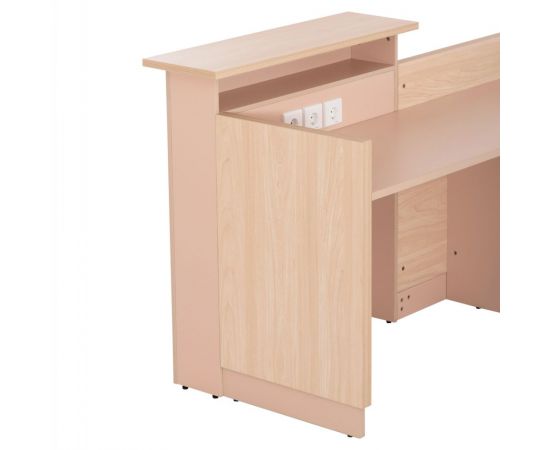 ΓΡΑΦΕΙΟ ΥΠΟΔΟΧΗΣ DALTON HM2068.02 ΜΕΛΑΜΙΝΗ ΣΕ SONAMA-ΜΠΕΖ 240x80x106Υεκ. - ΓΡΑΦΕΙΑ στο Milonadakis.gr