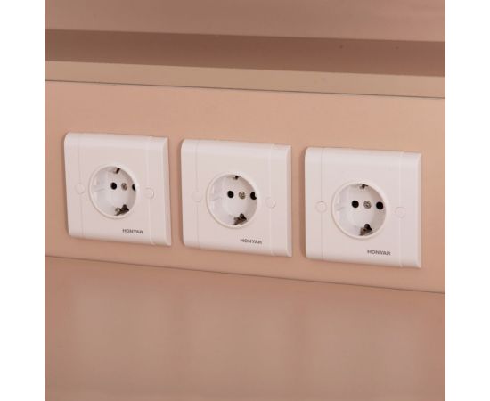 ΓΡΑΦΕΙΟ ΥΠΟΔΟΧΗΣ DALTON HM2068.02 ΜΕΛΑΜΙΝΗ ΣΕ SONAMA-ΜΠΕΖ 240x80x106Υεκ. - ΓΡΑΦΕΙΑ στο Milonadakis.gr