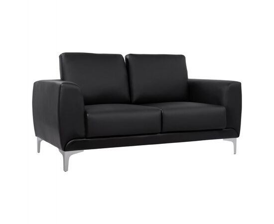 ΚΑΝΑΠΕΣ 2ΘΕΣΙΟΣ KΕΝΖΙΕ HM3121.21 ΜΕ ΜΑΥΡΟ PU 142x81x81 εκ. - ΚΑΝΑΠΕΔΕΣ-ΣΑΛΟΝΙΑ στο Milonadakis.gr