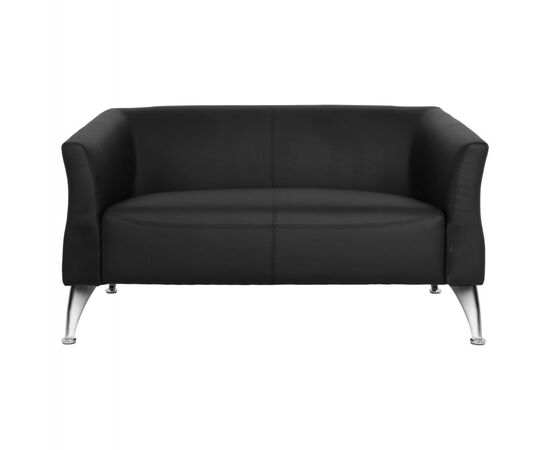 ΚΑΝΑΠΕΣ 2ΘΕΣΙΟΣ KIANA HM3122.21 ΜΕ ΜΑΥΡΟ PU 130x75x71 εκ. - ΚΑΝΑΠΕΔΕΣ-ΣΑΛΟΝΙΑ στο Milonadakis.gr