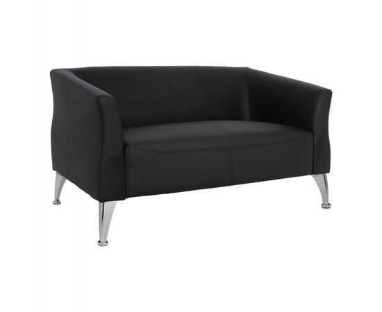 ΚΑΝΑΠΕΣ 2ΘΕΣΙΟΣ KIANA HM3122.21 ΜΕ ΜΑΥΡΟ PU 130x75x71 εκ. - ΚΑΝΑΠΕΔΕΣ-ΣΑΛΟΝΙΑ στο Milonadakis.gr
