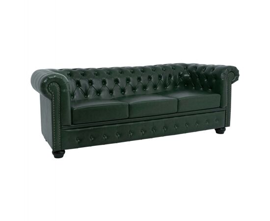 ΚΑΝΑΠΕΣ 3ΘΕΣΙΟΣ T.CHESTERFIELD HM3009.08 ΤΕΧΝΟΔΕΡΜΑ ΚΥΠΑΡΙΣΣΙ 208x90x73 εκ. - ΚΑΝΑΠΕΔΕΣ-ΣΑΛΟΝΙΑ στο Milonadakis.gr