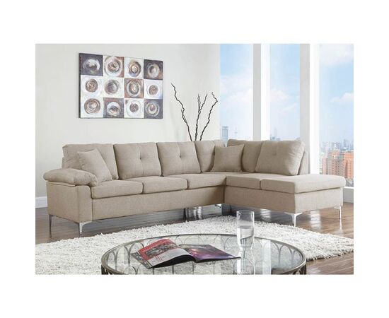 ΚΑΝΑΠΕΣ ΓΩΝΙΑ ΔΕΞΙΑ ZAILA HM3086R ΥΦΑΣΜΑ ΜΠΕΖ 282x197x90 εκ. - ΚΑΝΑΠΕΔΕΣ-ΣΑΛΟΝΙΑ στο Milonadakis.gr