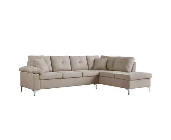 ΚΑΝΑΠΕΣ ΓΩΝΙΑ ΔΕΞΙΑ ZAILA HM3086R ΥΦΑΣΜΑ ΜΠΕΖ 282x197x90 εκ. - ΚΑΝΑΠΕΔΕΣ-ΣΑΛΟΝΙΑ στο Milonadakis.gr