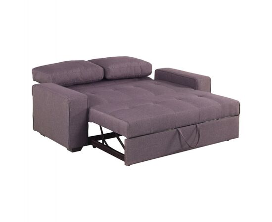 ΚΑΝΑΠΕΣ ΚΡΕΒΑΤΙ KANNA 2ΘΕΣΙΟΣ 176x102x91 εκ.HM3082.01 ΜΕ ΚΑΦΕ ΥΦΑΣΜΑ 176x102x91 εκ. - ΚΑΝΑΠΕΔΕΣ-ΣΑΛΟΝΙΑ στο Milonadakis.gr