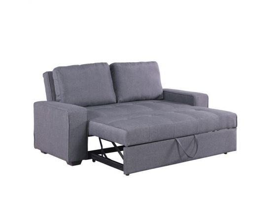 ΚΑΝΑΠΕΣ ΚΡΕΒΑΤΙ KANNA 2ΘΕΣΙΟΣ 176x102x91 εκ.HM3082.10 ΜΕ ΓΚΡΙ ΥΦΑΣΜΑ - ΚΑΝΑΠΕΔΕΣ-ΣΑΛΟΝΙΑ στο Milonadakis.gr