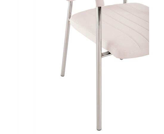 ΚΑΡΕΚΛΑ QUESTA ΜΕ ΜΠΡΑΤΣΑ HM1070.02 ΛΕΥΚΗ 56,5x59x85 cm - ΚΑΡΕΚΛΕΣ ΕΠΙΣΚΕΠΤΗ στο Milonadakis.gr