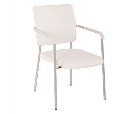 ΚΑΡΕΚΛΑ QUESTA ΜΕ ΜΠΡΑΤΣΑ HM1070.02 ΛΕΥΚΗ 56,5x59x85 cm - ΚΑΡΕΚΛΕΣ ΕΠΙΣΚΕΠΤΗ στο Milonadakis.gr