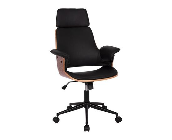 ΚΑΡΕΚΛΑ ΓΡΑΦΕΙΟΥ ΔΙΕΥΘΥΝΤΙΚΗ SUPERIOR PRO HM1110.01 ΚΑΡΥΔΙ-ΜΑΥΡΗ 67x66x120 cm - ΚΑΡΕΚΛΕΣ ΓΡΑΦΕΙΟΥ στο Milonadakis.gr