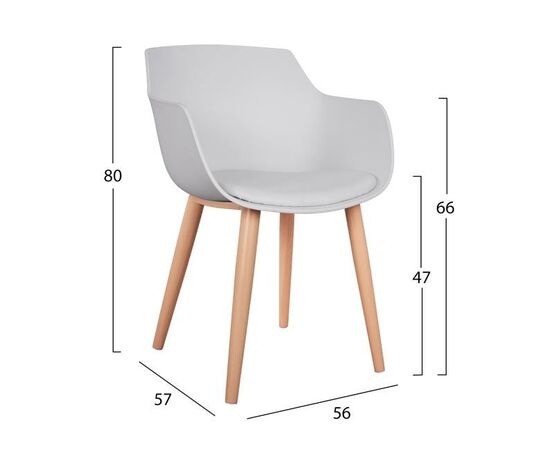 ΚΑΡΕΚΛΑ ΤΡΑΠΕΖΑΡΙΑΣ LUCIE HM8242.01 ΛΕΥΚΗ ΜΕ ΜΕΤΑΛΛΙΚΑ ΠΟΔΙΑ 56Χ57Χ80 ΕΚ - ΚΑΡΕΚΛΕΣ - ΠΟΛΥΘΡΟΝΕΣ ΕΣ. στο Milonadakis.gr