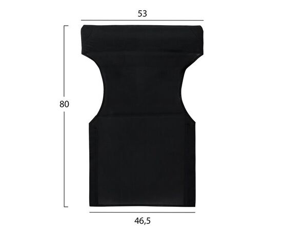 ΜΑΞΙΛΑΡΙ TEXTILENE 600gr/m2 2X1 ΜΑΥΡΟ ΓΙΑ ΠΟΛΥΘΡΟΝΑ ΣΚΗΝΟΘΕΤΗ HM5272.05 46.5Χ53Χ80Υεκ. - ΠΑΝΙΑ ΚΑΡΕΚΛΑΣ ΣΚΗΝΟΘΕΤΗ στο Milonadakis.gr