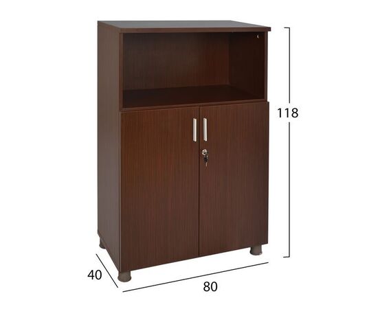 ΝΤΟΥΛΑΠΙ ΓΡΑΦΕΙΟΥ ΕΠΑΓΓΕΛΜΑΤΙΚΟ WENGE HM2058.02 80x40x118 - ΝΤΟΥΛΑΠΙΑ στο Milonadakis.gr