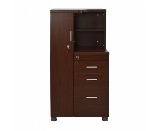 ΝΤΟΥΛΑΠΙ ΓΡΑΦΕΙΟΥ ΕΠΑΓΓΕΛΜΑΤΙΚΟ WENGE  HM2052.02L 60x46x120 - ΝΤΟΥΛΑΠΙΑ στο Milonadakis.gr