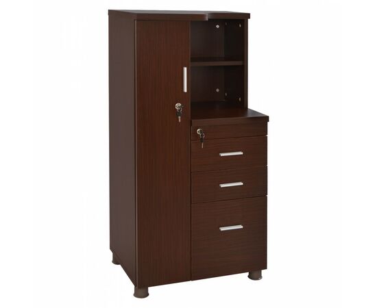 ΝΤΟΥΛΑΠΙ ΓΡΑΦΕΙΟΥ ΕΠΑΓΓΕΛΜΑΤΙΚΟ WENGE  HM2052.02L 60x46x120 - ΝΤΟΥΛΑΠΙΑ στο Milonadakis.gr