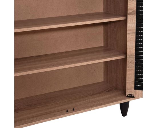 ΠΑΠΟΥΤΣΟΘΗΚΗ ΞΥΛΙΝΗ MCKENNA HM2266.02 ΣΕ ΧΡΩΜΑ SONAMA-ΜΑΥΡΟ 77x30x69Υεκ. - ΝΤΟΥΛΑΠΙΑ - ΠΑΠΟΥΤΣΟΘΗΚΕΣ στο Milonadakis.gr