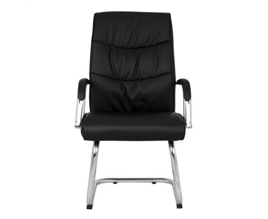 ΠΟΛΥΘΡΟΝΑ JACOB HM1045.11 ΜΑΥΡΟ PU ΜΕ ΒΑΣΗ ΧΡΩΜΙΟΥ 57x66,5x102 cm - ΚΑΡΕΚΛΕΣ ΕΠΙΣΚΕΠΤΗ στο Milonadakis.gr