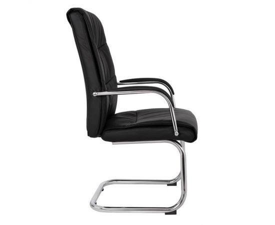 ΠΟΛΥΘΡΟΝΑ JACOB HM1045.11 ΜΑΥΡΟ PU ΜΕ ΒΑΣΗ ΧΡΩΜΙΟΥ 57x66,5x102 cm - ΚΑΡΕΚΛΕΣ ΕΠΙΣΚΕΠΤΗ στο Milonadakis.gr