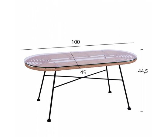 ΣΕΤ ΣΑΛΟΝΙ 4ΤΜΧ ALLEGRA HM5460 ΜΕΤΑΛΛΟ & WICKER ΣΕ ΜΠΕΖ ΧΡΩΜΑ - ΣΕΤ ΣΑΛΟΝΙΑ στο Milonadakis.gr