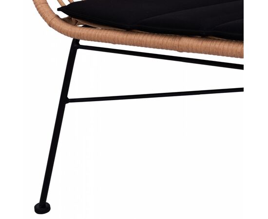 ΣΕΤ ΣΑΛΟΝΙ 4ΤΜΧ ALLEGRA HM5460 ΜΕΤΑΛΛΟ & WICKER ΣΕ ΜΠΕΖ ΧΡΩΜΑ - ΣΕΤ ΣΑΛΟΝΙΑ στο Milonadakis.gr
