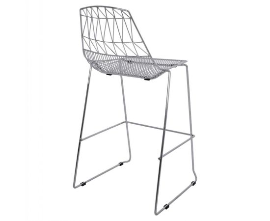 ΣΚΑΜΠΩ BAR ΜΕΤΑΛΛΙΚΟ HM5465.100 LUX ΧΡΩΜΙΟΥ 57x56,5x107 εκ. - ΣΚΑΜΠΟ ΜΠΑΡ στο Milonadakis.gr
