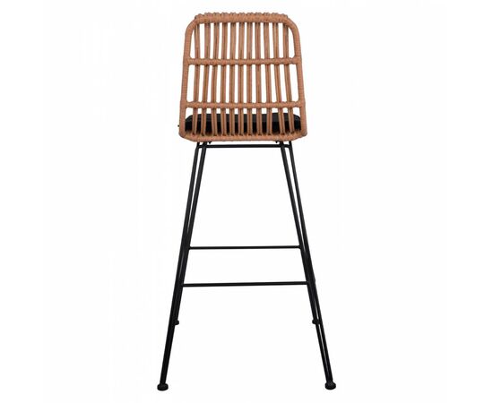 ΣΚΑΜΠΟ ΜΕΤΑΛΛΙΚΟ ΜΕ ΜΑΞΙΛΑΡΙ ALLEGRA HM5452 ΜΕ WICKER ΣΕ ΜΠΕΖ ΑΠΟΧΡΩΣΗ 56x60x109 εκ. - ΣΚΑΜΠΩ στο Milonadakis.gr