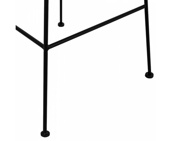 ΣΚΑΜΠΟ ΜΕΤΑΛΛΙΚΟ ΜΕ ΜΑΞΙΛΑΡΙ ALLEGRA HM5455 ΜΕ WICKER ΜΠΕΖ 46,5x55x117,5Υ εκ. - ΣΚΑΜΠΩ στο Milonadakis.gr