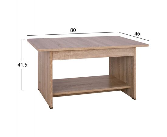 ΤΡΑΠΕΖΑΚΙ ΣΑΛΟΝΙΟΥ HAYDEN HM2286.02 ΣΕ ΧΡΩΜΑ SONAMA 80x46x41,5 - ΤΡΑΠΕΖΑΚΙΑ ΣΑΛΟΝΙΟΥ στο Milonadakis.gr