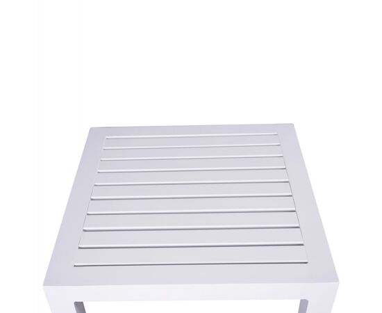 ΤΡΑΠΕΖΙ ΑΛΟΥΜΙΝΙΟΥ QIANA HM5402.01 ΛΕΥΚΟ 45x45x45,5 εκ. - ΤΡΑΠΕΖΙΑ ΕΞ. ΧΩΡΟΥ στο Milonadakis.gr