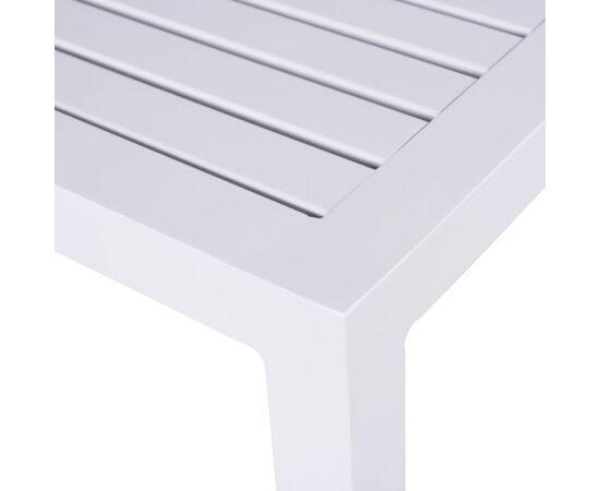 ΤΡΑΠΕΖΙ ΑΛΟΥΜΙΝΙΟΥ QIANA HM5402.01 ΛΕΥΚΟ 45x45x45,5 εκ. - ΤΡΑΠΕΖΙΑ ΕΞ. ΧΩΡΟΥ στο Milonadakis.gr