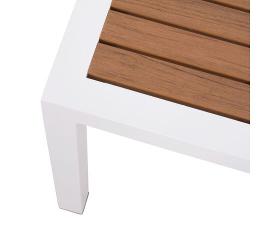 ΤΡΑΠΕΖΙ ΑΛΟΥΜΙΝΙΟΥ SABRA HM5403.01 ΛΕΥΚΟ ΜΕ POLYWOOD 45Χ45Χ45,5 εκ. - ΤΡΑΠΕΖΙΑ ΕΞ. ΧΩΡΟΥ στο Milonadakis.gr