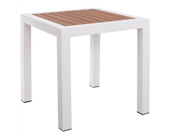 ΤΡΑΠΕΖΙ ΑΛΟΥΜΙΝΙΟΥ SABRA HM5403.01 ΛΕΥΚΟ ΜΕ POLYWOOD 45Χ45Χ45,5 εκ. - ΤΡΑΠΕΖΙΑ ΕΞ. ΧΩΡΟΥ στο Milonadakis.gr